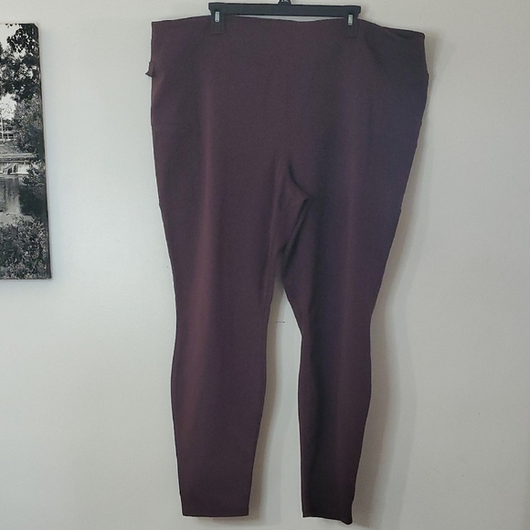 Carhartt Pants - Womens Carhartt Brown Fitted Leggings Size 2X Zip Pocket